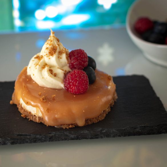 Receta Navideña mousse lotus